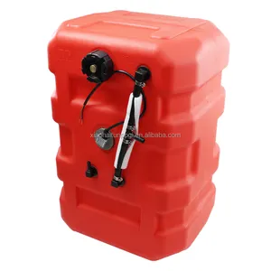 Piccolo delfino barca carburante serbatoio 60L HDPE in plastica serbatoio di carburante marino con pompa manuale benzina gomma