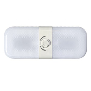 Lumière de lecture de plafond intérieure à bouton-poussoir 12-24V à intensité variable <span class=keywords><strong>pour</strong></span> <span class=keywords><strong>camping</strong></span>-<span class=keywords><strong>car</strong></span>, camion, bus - Product Image 1