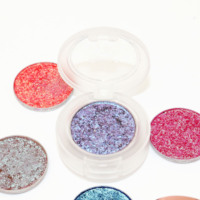 OEM Hochpigmentierter Holographischer Duo-Chrome Lidschatten 5g Chamäleon Schimmerpuder Make-up Anpassbare Farben für den Hautton