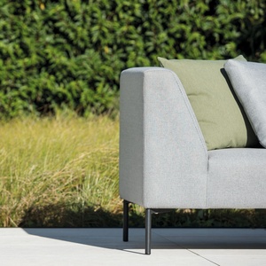 Outdoor furniture corner sofa with aluminum base and upholster corner <strong>seating</strong> 2022 - Product Image 3