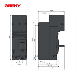 BENY Chine TUV CE 2P 1000V 1500V 630A True PV DC MCCB Disjoncteur à boîtier moulé pour systèmes de batterie avec 5 ans de garantie - Product Image 4