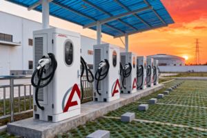 Estación de Carga Rápida DC Ocpp Amppal de 60kw, 80kw, 150kw, Montada en el Suelo, Comercial, para Vehículos Eléctricos - Product Image 3