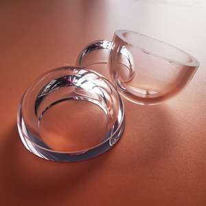 Dômes optiques JGS1/JGS2/JGS3 de silice fondue de quartz utilisés par transmission de haute qualité de produit d'usine VIS/UV - Product Image 2