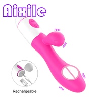 Kaninchen-Vibrator für Frauen 30 Geschwindigkeiten Wiederaufladbarer G-Punkt Klitoris-Stimulator Dildo Vagina Weiblicher Masturbator Sexspielzeug für Erwachsene