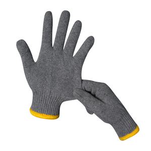 قفازات عمل آمنة مصنوعة من القطن الطبيعي الأبيض المحبوك من شركة مصنعة متخصصة - Product Image 1