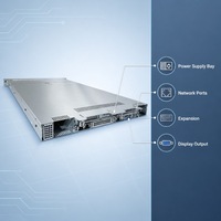 Serveur rack 1U double socket à performances équilibrées, optimisé pour les systèmes d'entreprise ERP et CRM