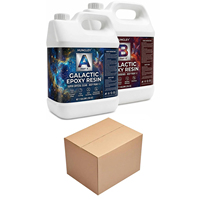 Kit de résine époxy transparente AB de 2 gallons pour l'artisanat DIY (résine époxy 1:1)