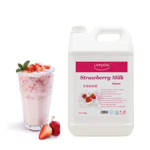 halal strawberry Milk flavor for cake sweets ice cream