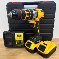 Kit perceuse à percussion sans fil compacte sans clé OEM avec batterie au lithium incluse