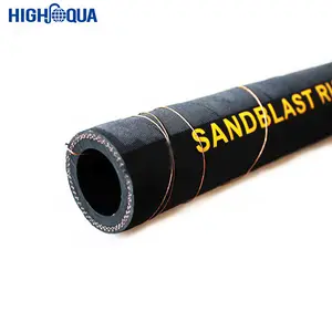 布表面高抗磨喷砂软管橡胶喷砂软管/钢管用于钢丸或砂输送