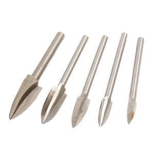 Tốc độ cao thép khắc bit cho khắc gỗ 3/4/5/6/8mm ROTARY Burrs bit công cụ chế biến gỗ 3mm gỗ phay Cutter - Product Image 3