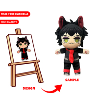Peluche personnalisée animaux en peluche jouet Factory-sur mesure peluche enfants société cadeaux couples Anime fans fait coton PP remplissage
