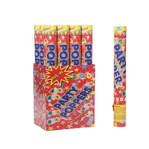 OEM نوع زر الضغط الملونة المستطيل الأنسجة أنبوب حلويات الاحتفال حزب مدفع بوبر - Product Image 3