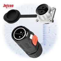 Connecteur étanche mâle/femelle à verrouillage rapide 50A 300V MJ24 2 broches pour éclairage LED et équipement industriel, personnalisable OEM/ODM