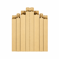 Boîtes pliantes en carton ondulé kraft écologiques et recyclables en gros, à fond auto-verrouillant, impression personnalisée pour huiles essentielles et crèmes pour le visage