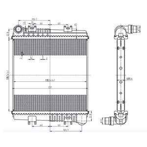 Radiateur en aluminium pour Mercedes Benz mb classe C W205 W166 W167 <span class=keywords><strong>C63</strong></span> AMG 0995005903 - Product Image 4
