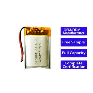 KC-Zertifizierter Wiederaufladbarer Angepasster 802030 400mAh 3,7V Kabelloser Kopfhörer Lithium-Ionen-Akku - Product Image 1