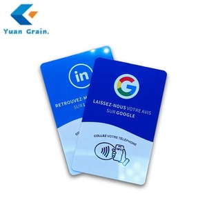 Tùy chỉnh NFC thẻ kinh doanh PVC cho khách sạn Phương tiện truyền thông xã hội Google đánh giá RFID thẻ thông minh thanh toán không thấm nước nhà cung cấp OEM/ODM - Product Image 4
