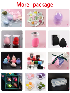 กล่องใส่ฟองน้ำแต่งหน้า PVC PET แบบใส พับได้ กล่องใส่เครื่องสำอางแบบพกพา รับผลิตแบรนด์ส่วนตัว - Product Image 4