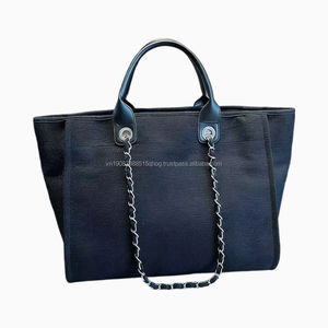 Sac fourre-tout d'été en toile grande capacité, style luxe, pour femme, sacs à main de créateur, vente en gros, prix abordable 2026 - Product Image 5