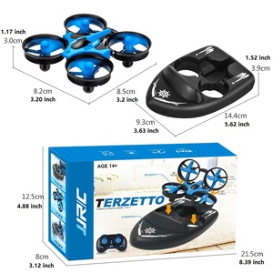 Tùy chỉnh 2.4 GHz RC bay không người lái mini bay không người lái 3 trong 1 Sea & Land & Air chuyến bay quadcopter thuyền 2023 đồ chơi tốt nhất - Product Image 2
