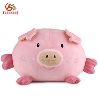 Noël Animal En Peluche Moelleux Chubby Rond carré Cochon En Gros Danse Chantant Mignon Graisse Noir En Peluche Cochon En Peluche Jouet