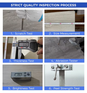 พื้น SPC หรูหราขายส่ง หนา 5 มม. พื้น LVP ไวนิลแบบคลิ๊กล็อค กันน้ำ - Product Image 2