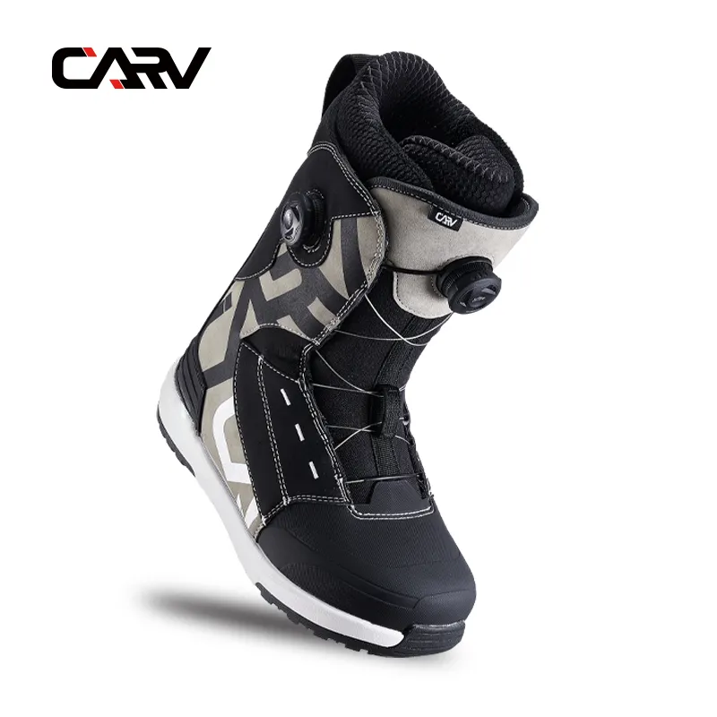 Carv รองเท้าสโนว์บอร์ดแบบมีหน้าปัดคู่สำหรับชายและหญิงรองเท้าสกีแบบมืออาชีพรองเท้าสกีกันน้ำ