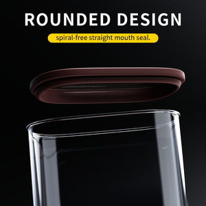 Frascos de Vidrio de Borosilicato Personalizados OEM para Almacenamiento a Prueba de Humedad de Granos de Café, Dulces, Especias y Productos Secos - Product Image 2