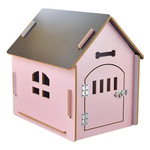 Hot Sale Abnehmbare hölzerne Haustier Nest Zwinger Hund Katzen haus