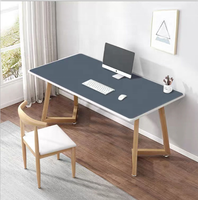 Tapis de souris ultra-fin en cuir PU, grand, personnalisé, pour jeu, bureau, sublimation, XXL, vente en gros