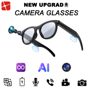 Smart Audio <strong>Glasses</strong> With 8Mp Camera Ai Translation Video Recording <strong>Glasses</strong> Wifi 6 Dual Speakers for Us Uk Business - Product Image 1