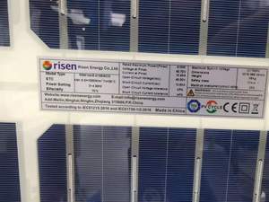 Risen BIPV Mono de media celda <span class=keywords><strong>440wp</strong></span> 440 vatios panel de energía solar de doble vidrio 440 w - Product Image 5
