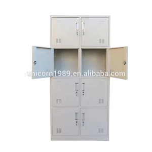 Casier de garde-robe en tissu d'acier à 8 portes utilisé - Product Image 4