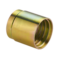MENSION 00110 Raccord femelle forgé zingué pour raccord de tuyau hydraulique haute pression, pour tuyau tressé 2SN non-écaillé