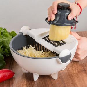Multifunctional Manual Vegetable Cutter Slicer 9 in 1 Vegetable Fruits Cutter Vegetable Chopper - Product Image 2