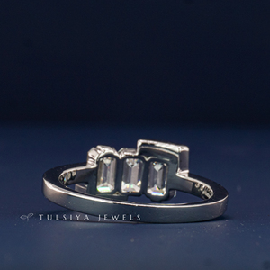 แหวนเพชรทอง 14K สังเคราะห์สำหรับผู้ชาย หรูหรา ทันสมัย เพชรสร้างในห้องปฏิบัติการ แหวนแต่งงาน แฟชั่นสำหรับผู้ชาย ของขวัญเครื่องประดับ - Product Image 3