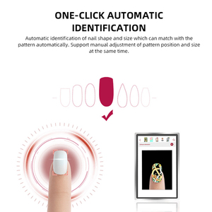 Impresora digital de uñas con marco metálico X11 Plus, máquina automática para imprimir diseños de uñas con pantalla táctil - Product Image 5