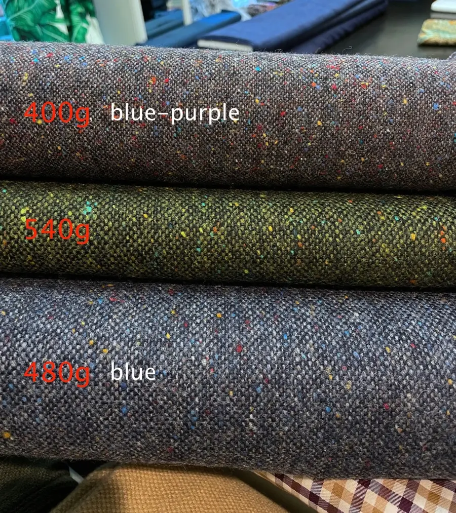 उच्च गुणवत्ता वाले कस्टम डिजाइन लक्जरी ब्रोकेड Jacquard के लिए ट्वीड कपड़े Suiting कपड़े कोट रंगीन जाकेट जैकेट