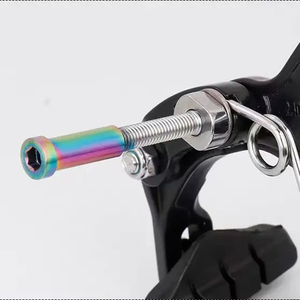 Hợp kim Titan Anodized M6 bu lông Khóa Phanh Xe Đạp bu lông Phụ Kiện Xe Đạp đai ốc Titan - Product Image 6