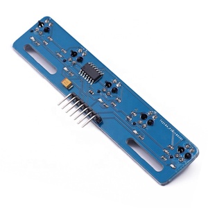 Módulo de Seguimiento con Sensor Infrarrojo de <span class=keywords><strong>5</strong></span> Canales TCRT5000, Placa PCB, Módulo TCRT5000 - Product Image 3