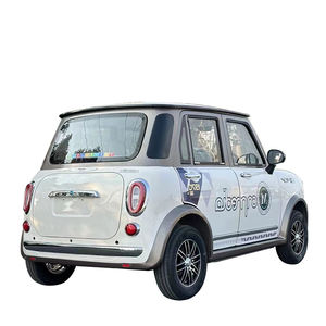 Berline électrique à 4 roues, batterie au lithium, sièges en cuir, intérieur clair, conduite simple, toit fermé, mini - Product Image 4