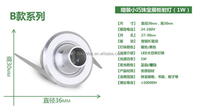 LED meubles armoire lampe projecteur LED AC24V AC220V LED Intégré armoire lampe KH-QR-C305