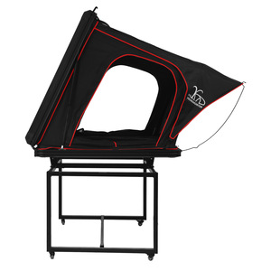 Carpa de techo rígida abatible lateral 2P, base de nido de abeja, cremallera SBS, doble toldo, DDP, compatible con SUV/camioneta - Product Image 6