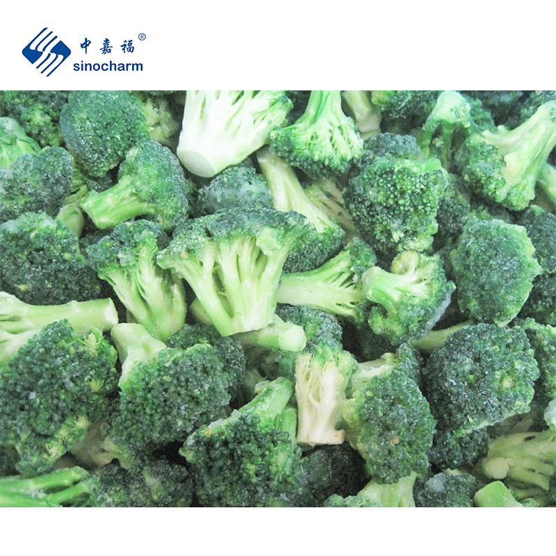 4-звездочный продукт Sinocharm, HACCP 3-5 см, замороженная зеленая свежая брокколи, соцветия, оптовая продажа, 1 кг, фабрика IQF брокколи для стри-фри