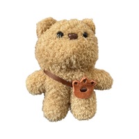 Sac à dos petit ours pendentif peluche poupée cartable pour enfants porte-clés vente en gros mignon