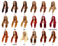 Wig Rambut Asli Brasil Remy Double Drawn Tanpa Lem, Warna 613, Panjang 40 inci, 13x4, Lace Transparan Alami, Grosir