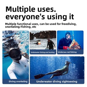 Masque de plongée en silicone HD à grand cadre pour adultes, idéal pour la plongée libre, la natation et le snorkeling - Product Image 4