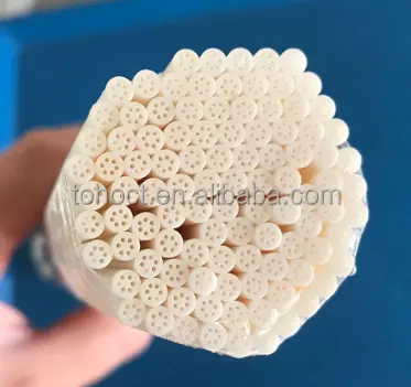 6holes Alumina 99.8% Ceramic Tubes