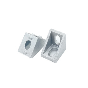 Aluminum Angle Code Connector 2020 2040 Series Die Cast Aluminum Profile Accessories For Industrial Frames L-Shaped Fittings - Product Image 2